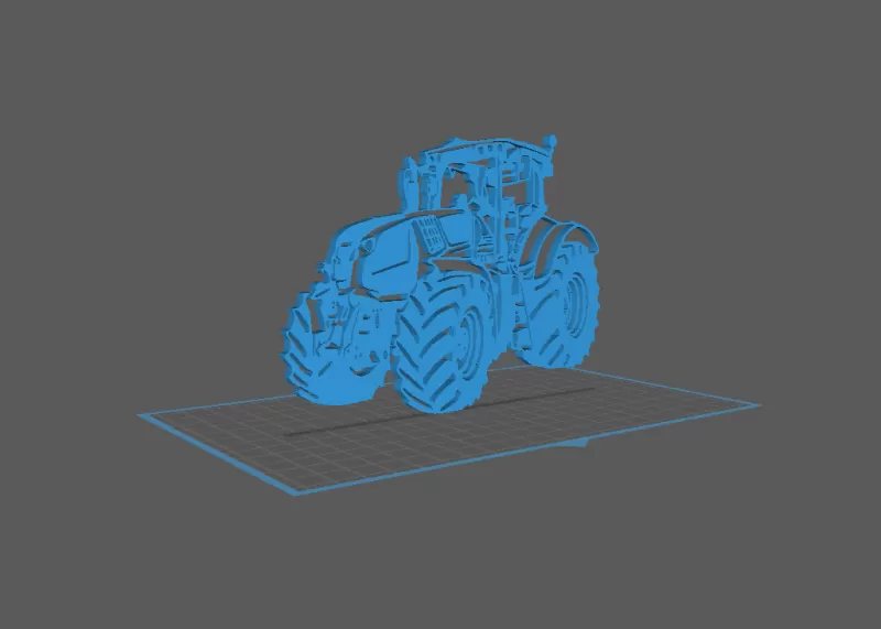 Tractor - Claas Wall Art - Model preview 1