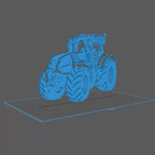 Tractor - Claas Wall Art - Model thumbnail 1