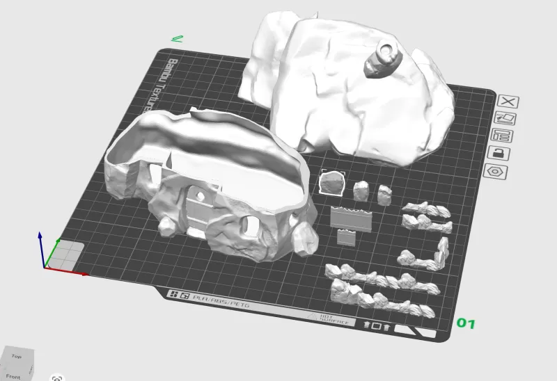 Stone Age Cartoon House 2 #RoZ - Model preview 2