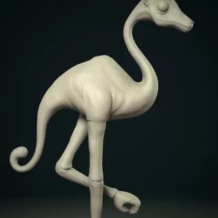 Marsh Alien Creature Kamtsigo 3D print model - Model thumbnail 5