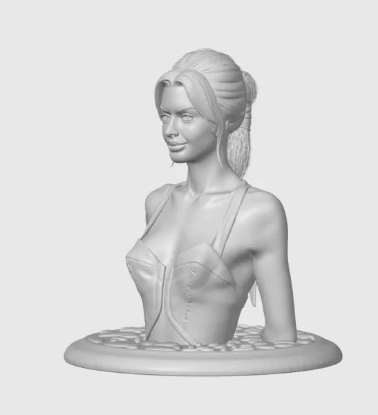 Anne Hathaway 3D Bust Print - Model preview 8