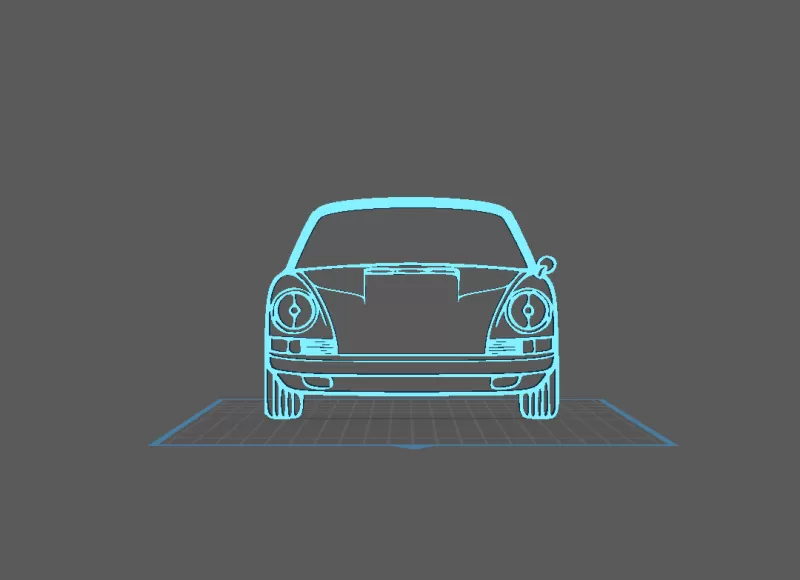 Porsche - 911 1965 Wall Art - Model preview 1