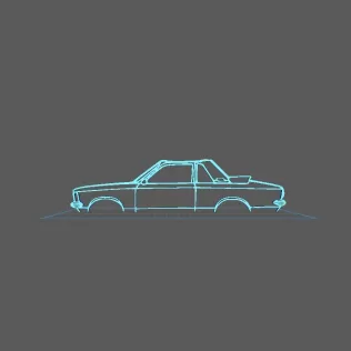 Opel - Kadett C aero 1978 Wall Art