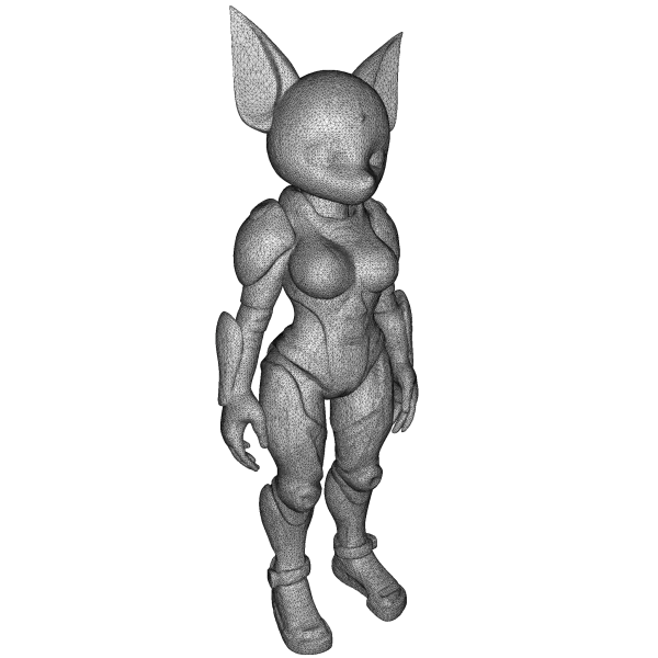 Vulpine Heroes Bundle – 10 Stylized Fantasy + Sci-Fi Characters - Model preview 7