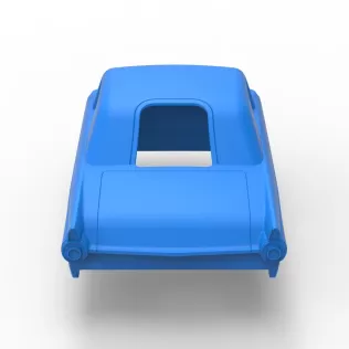 Shell of Vintage front engine dragster Version 6 Scale 1:25 - Model thumbnail 13