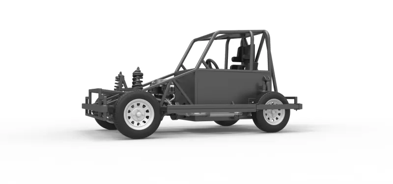 New Zealand Ministock car Base Version 2 Scale 1:25 - Model preview 2