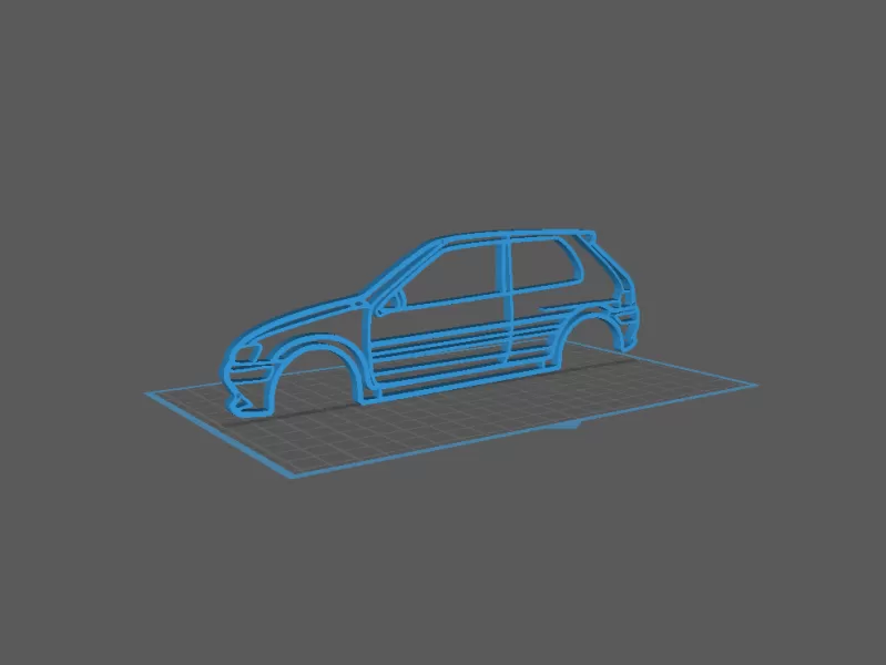 Peugeot - 106 Wall Art - Model preview 1