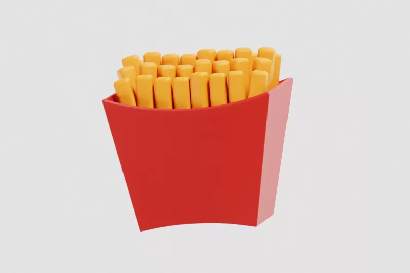 French Fries - Model preview 7