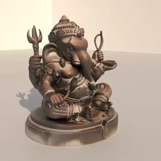 Ganesha statue - Model thumbnail 3
