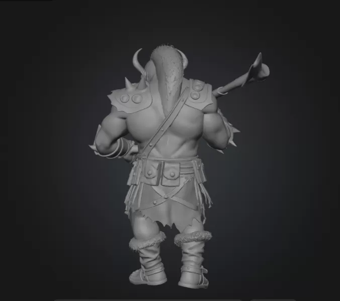 orc warrior - Model preview 3
