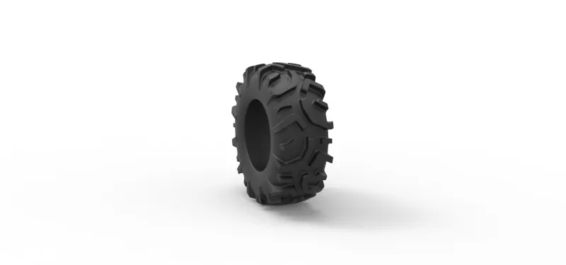Offroad tire 139 Scale 1:25 - Model preview 8