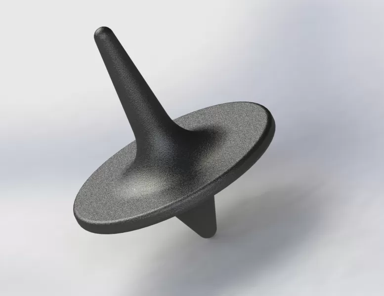 Classic Spinning Top - Model preview 12