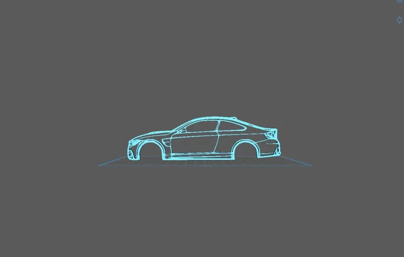 BMW - M4 2016 Wall Art - Model preview 1
