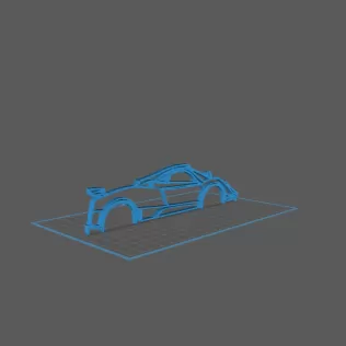 Pagani - Zonda Clinque Wall Art - Model thumbnail 1