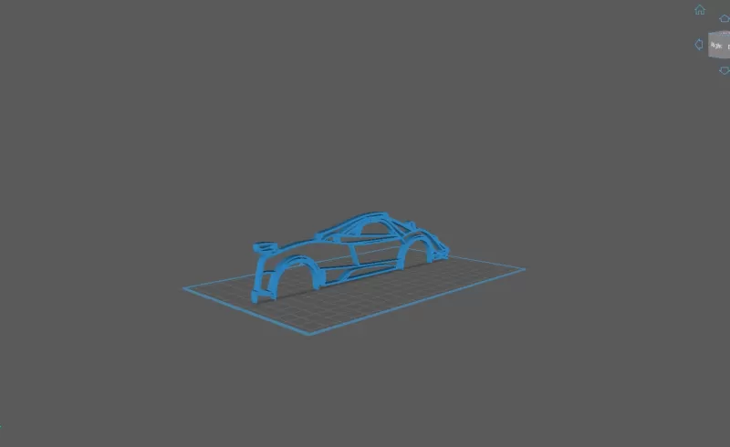 Pagani - Zonda Clinque Wall Art - Model preview 1