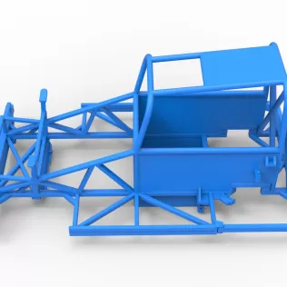 Frame of New Zealand Ministock car Scale 1:25 - Model thumbnail 8