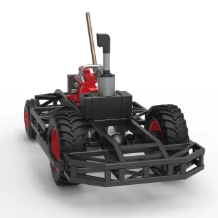 Chassis of Racing Combine Harvester Scale 1:25 - Model thumbnail 20