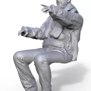 Driver figure for ship model DGZRS