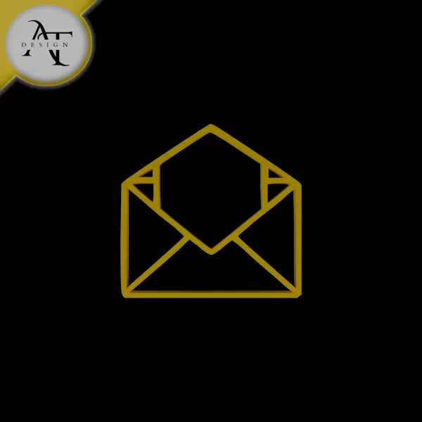Simple Letter Symbol - 2D Art - Model preview 1
