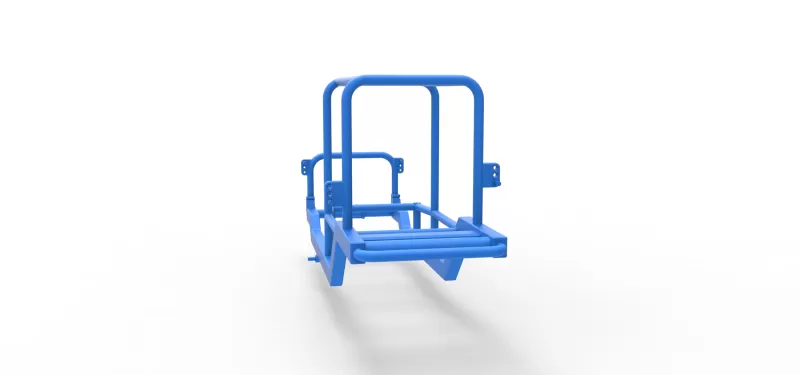 Frame of Vintage Supermodified stock car Scale 1:25 - Model preview 10