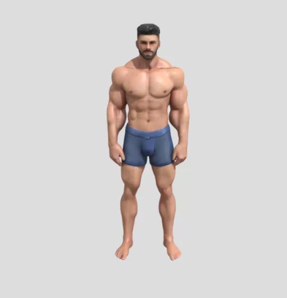 Male Model - Model preview 1