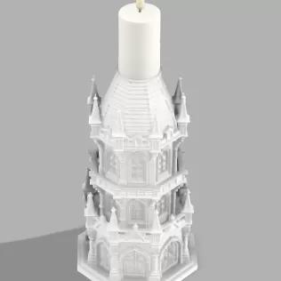 Gothic Candle Tower – Bastion - Model thumbnail 2