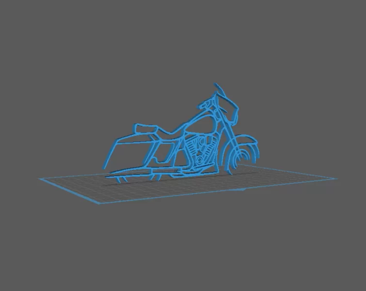 Harley Davidson - StreetGlide Wall Art - Model preview 1