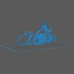 Harley Davidson - StreetGlide Wall Art