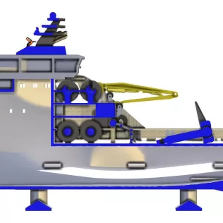 Bourbon – Horizon Arctic Ocean Going Tugs 1m model - Model thumbnail 9