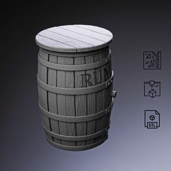 Kill Devil Barrel #RoZ - Model preview 5