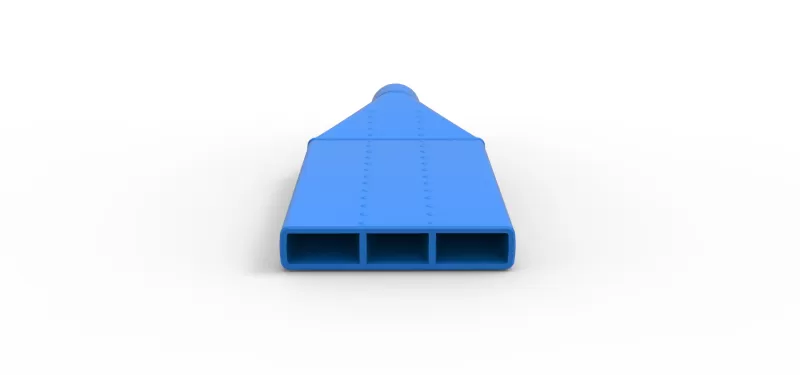 NASCAR Boom Tube Exhaust Version 2 Scale 1:25 - Model preview 8