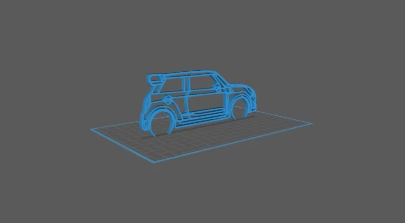 Mini Cooper - S GP Wall Art - Model preview 2