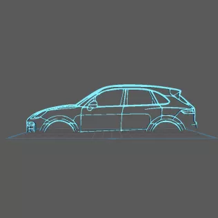 Porsche - Cayenne Wall Art