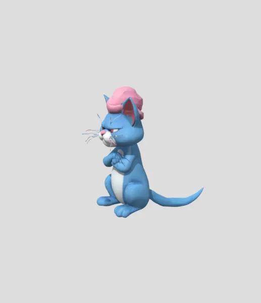 Sleepy Cat - Model preview 2