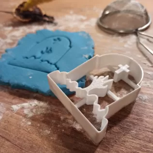 Halloween Grave/Tomb Cookie Cutter, Halloween Surprise & Gift - Model thumbnail 5