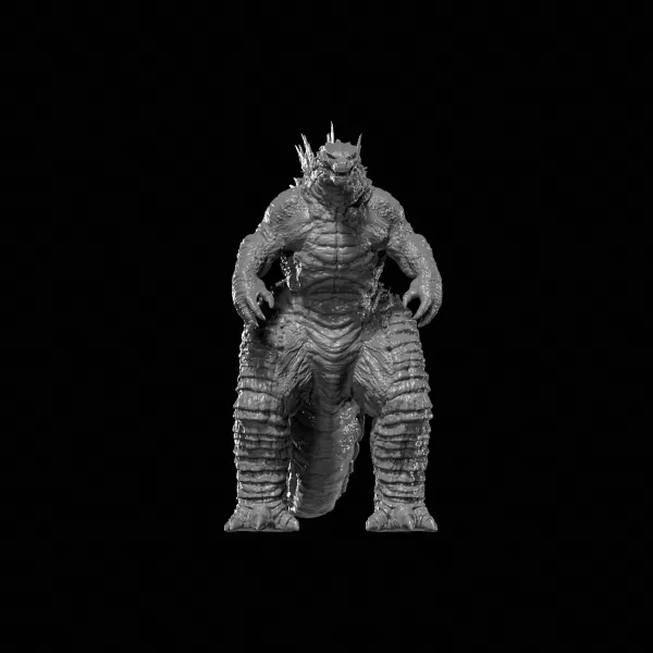 Godzilla STL File for 3D Printing - Model preview 1