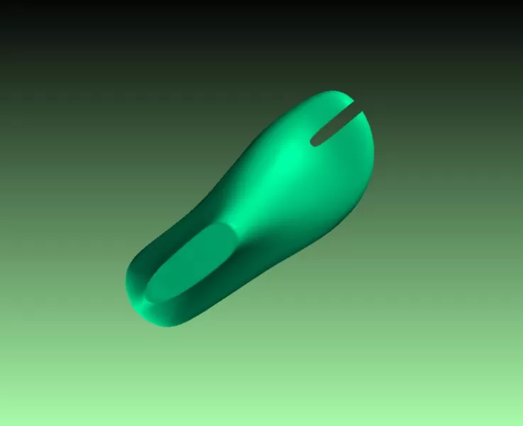 Kids Flip-Flop Slipper Shoe Last 3D Printable STL - Model preview 9