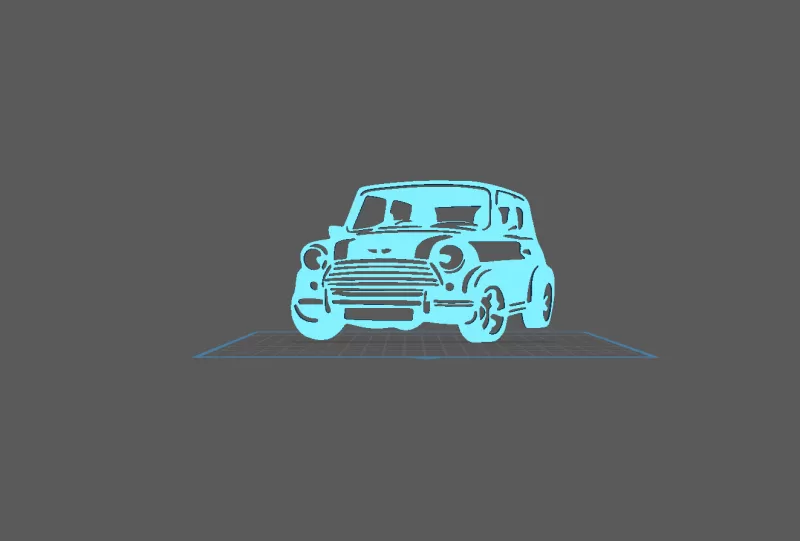 Mini Cooper Wall Art - Model preview 2