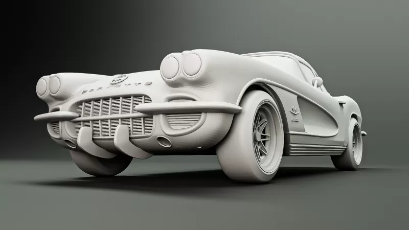 Chevrolet Corvette C1 #RoZ - Model preview 3