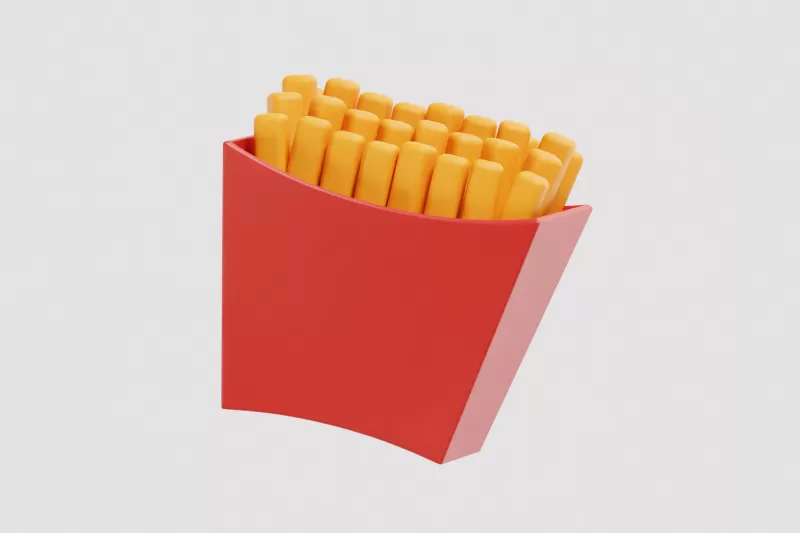 French Fries - Model preview 8