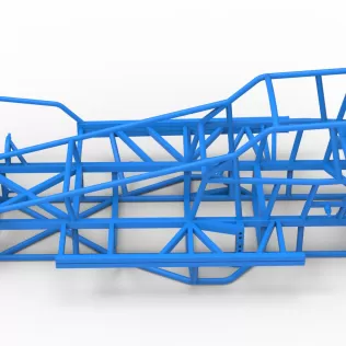 Frame of BriSCA Formula 1 Stock Car Version 2 Scale 1:25 - Model thumbnail 7