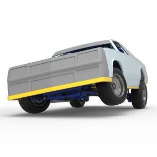 IMCA Stock car while turning Version 2 Scale 1:25 - Model thumbnail 6