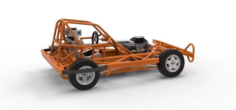 BriSCA Formula 2 Stock Car Base Scale 1:25 - Model preview 20