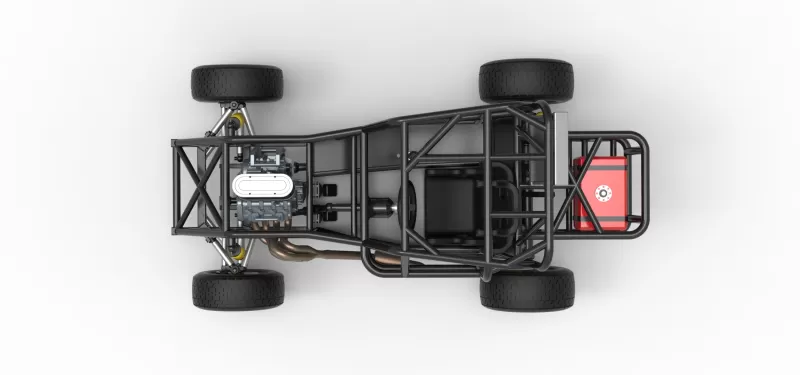 Mod Lite Race car Base Version 2 Scale 1:25 - Model preview 11