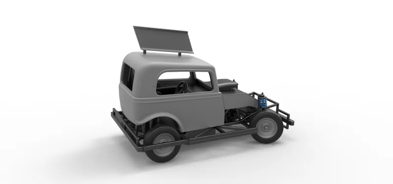 New Zealand Ministock car while turning Scale 1:25 - Model preview 20