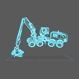 John Deere - Hardvester Wall Art