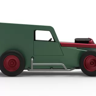 Dwarf car while turning Scale 1:25 - Model thumbnail 22