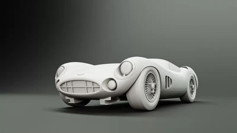 Aston Martin DBR - Model preview 5