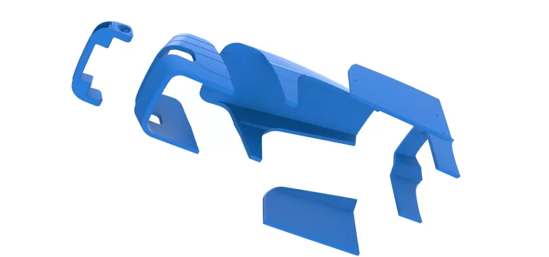Hood of Pulling tractor Version 9 Scale 1:25 - Model preview 16