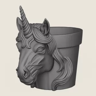 Unicorn Horse Planter